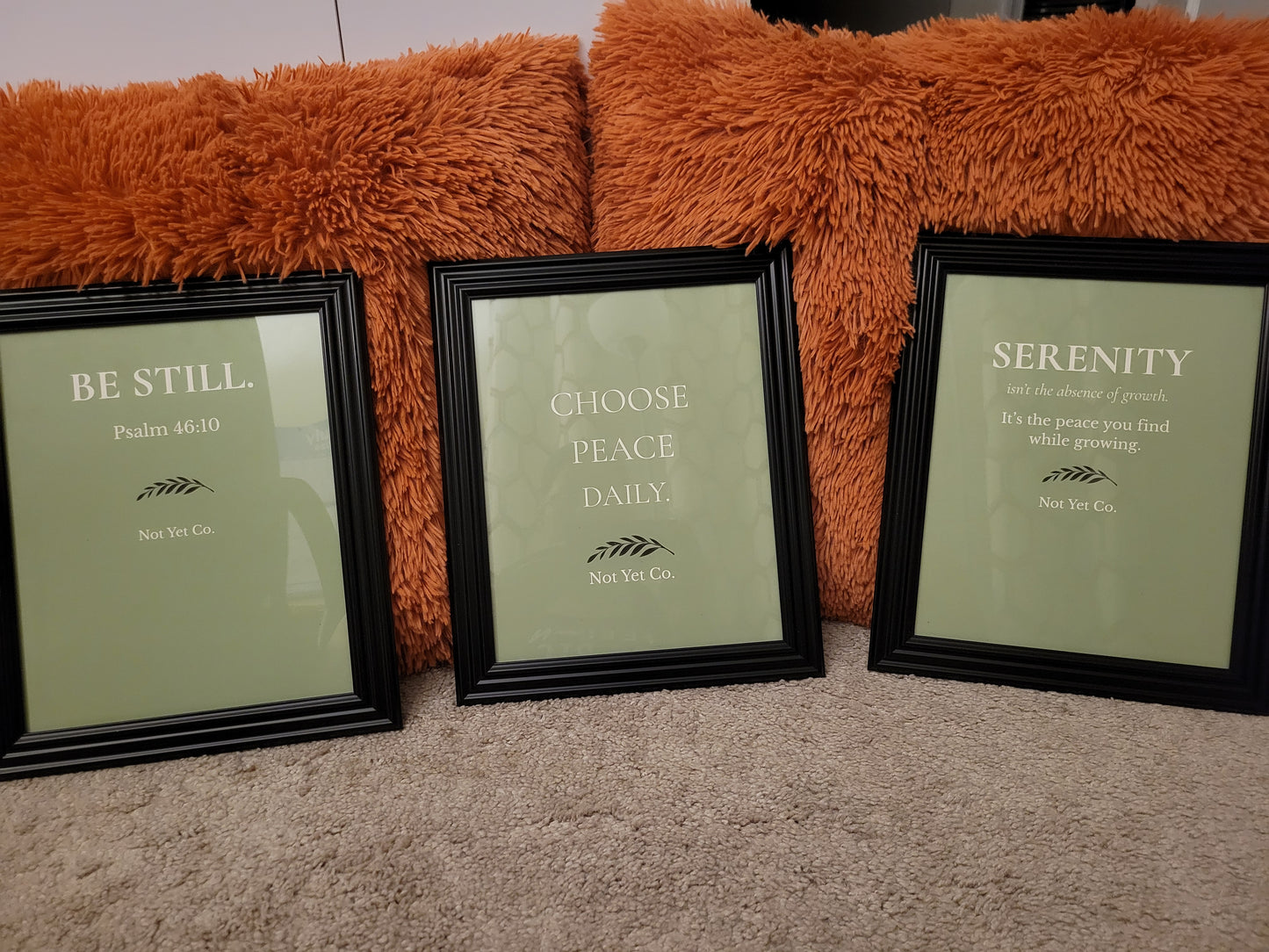 Serenity Collection-Framed Encouragement Set