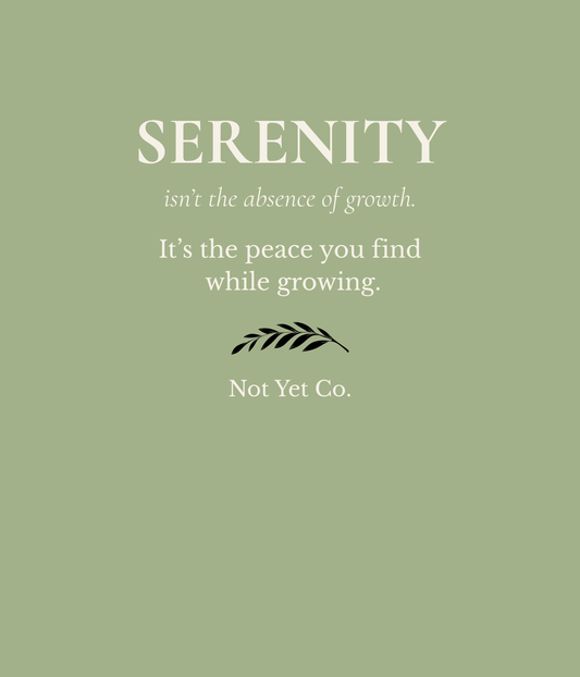 Serenity 001 – While Growing