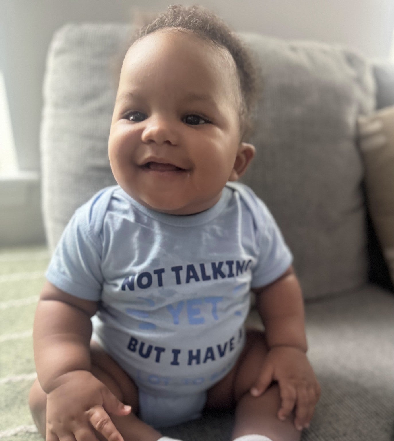 Not Talking Yet, But I Have a Lot to Say Baby Bodysuit