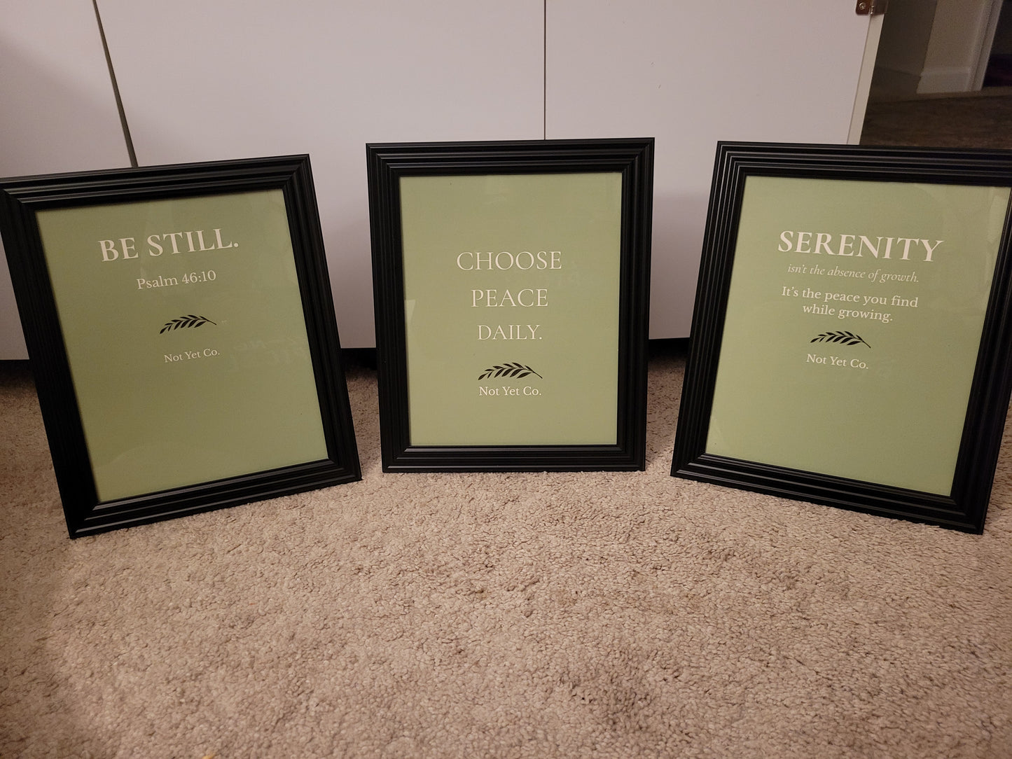 Serenity Collection-Framed Encouragement Set