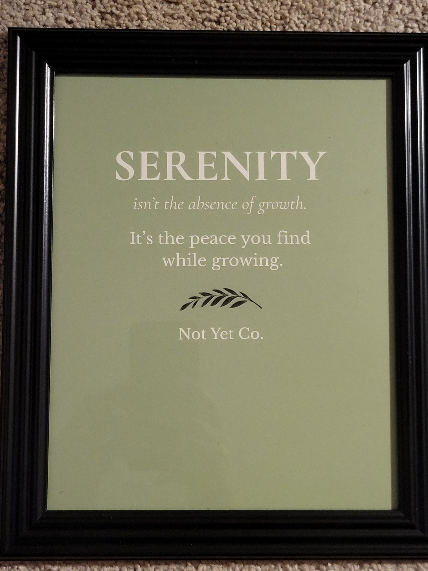 Serenity Collection-Framed Encouragement Set